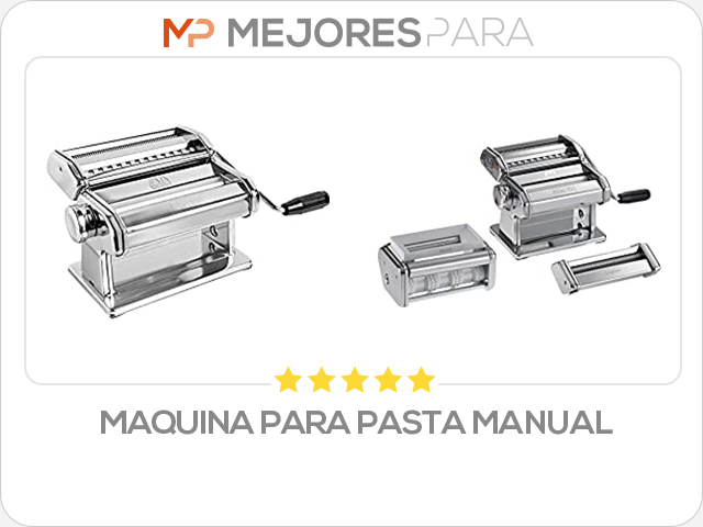 maquina para pasta manual