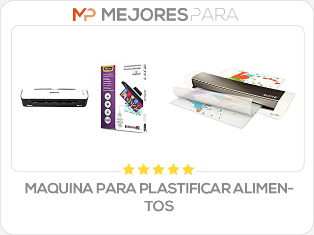 maquina para plastificar alimentos