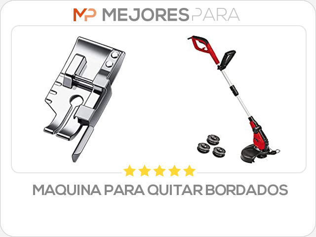 maquina para quitar bordados