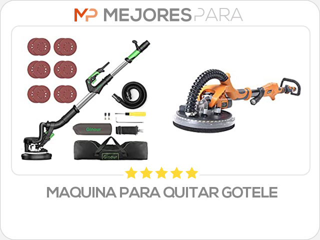 maquina para quitar gotele