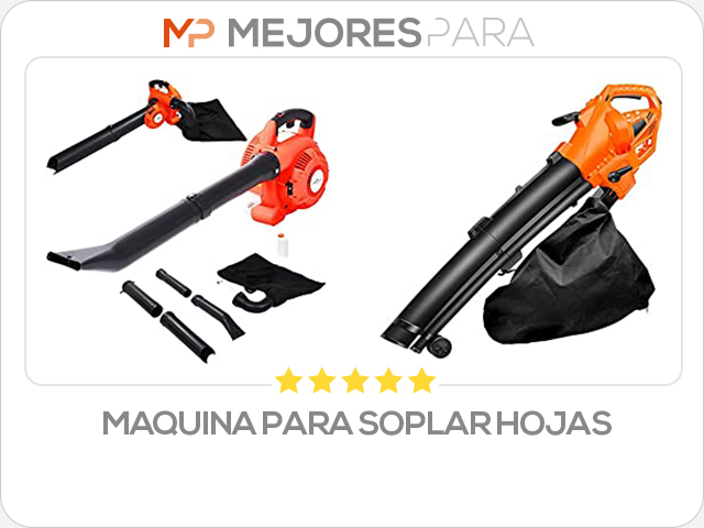 maquina para soplar hojas