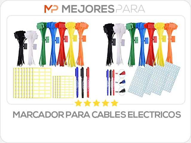 marcador para cables electricos