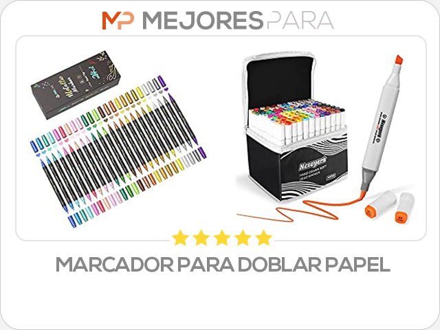 marcador para doblar papel