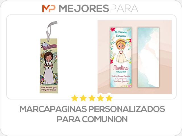 marcapaginas personalizados para comunion