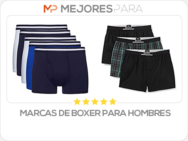 marcas de boxer para hombres