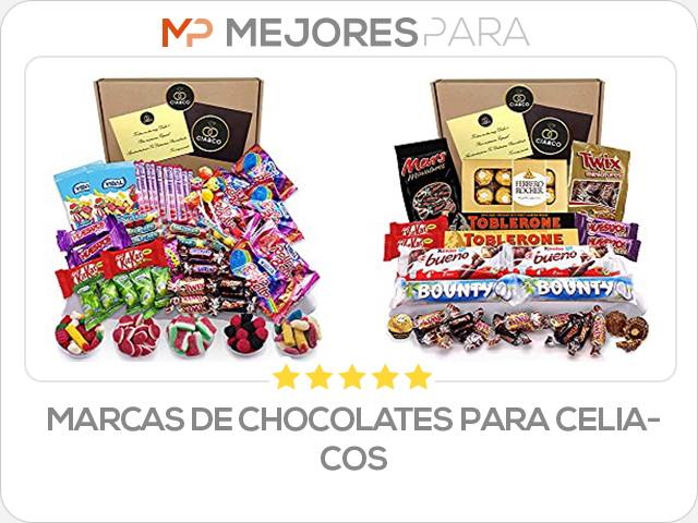 marcas de chocolates para celiacos