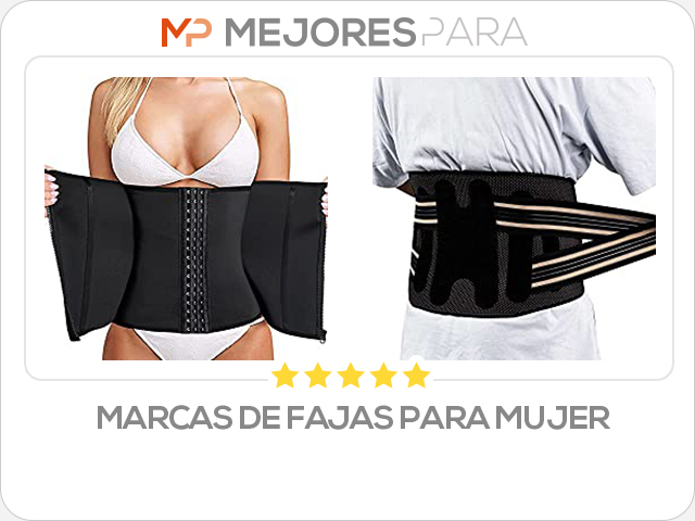 marcas de fajas para mujer