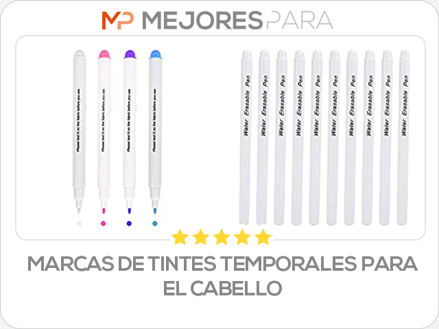 marcas de tintes temporales para el cabello