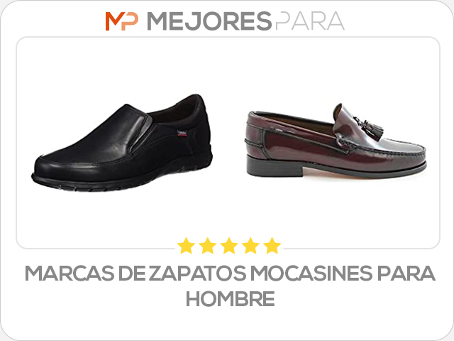 marcas de zapatos mocasines para hombre