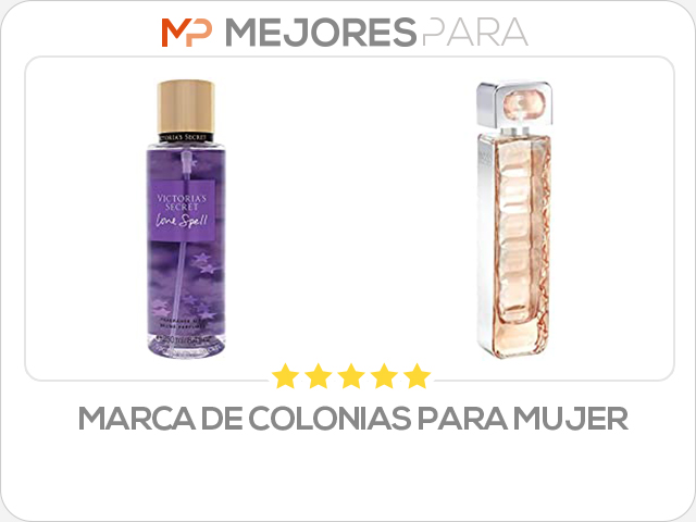 marca de colonias para mujer