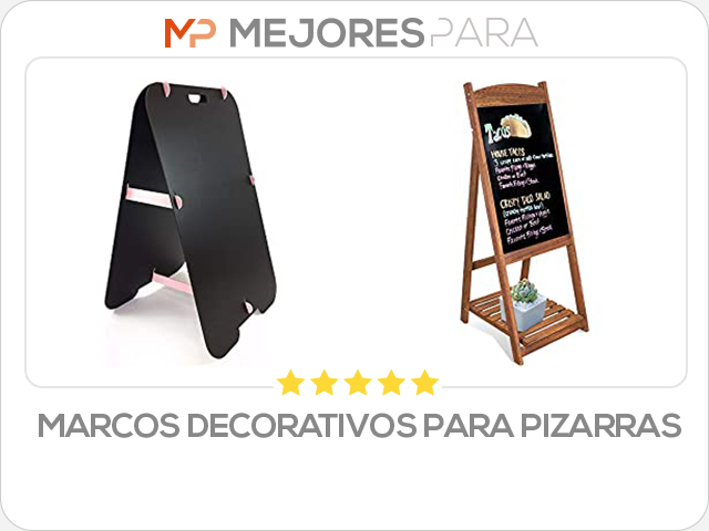 marcos decorativos para pizarras