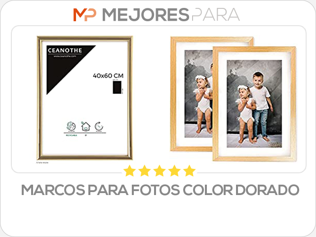 marcos para fotos color dorado