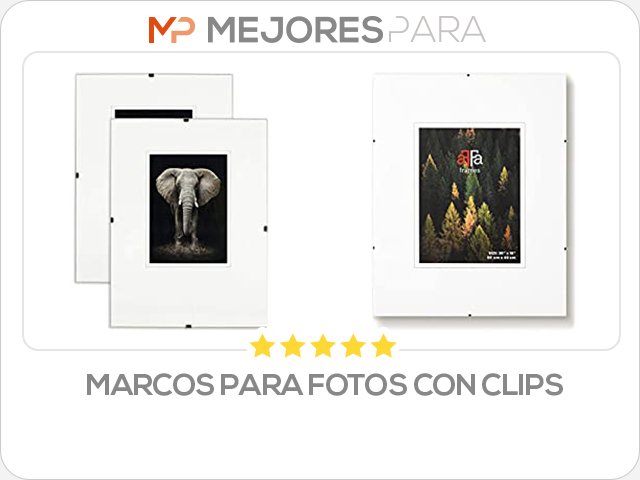 marcos para fotos con clips