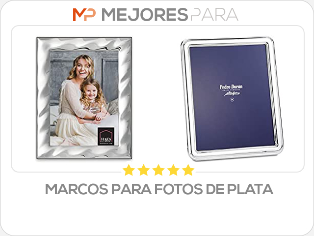 marcos para fotos de plata