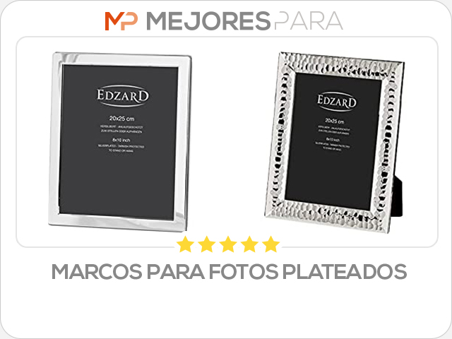 marcos para fotos plateados