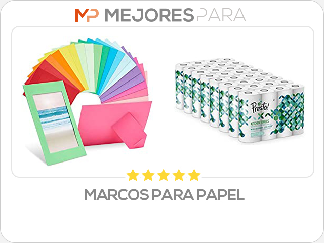 marcos para papel