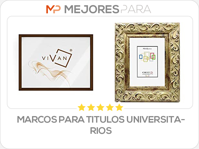 marcos para titulos universitarios