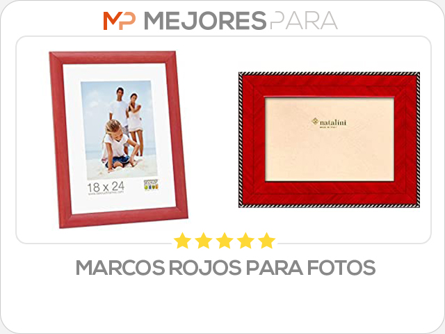 marcos rojos para fotos