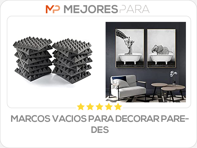 marcos vacios para decorar paredes