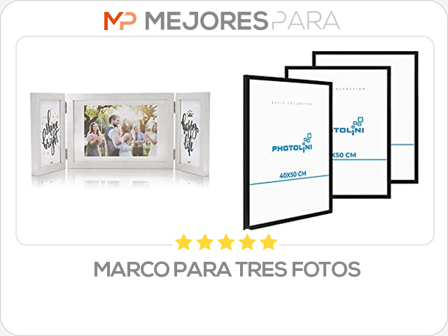 marco para tres fotos