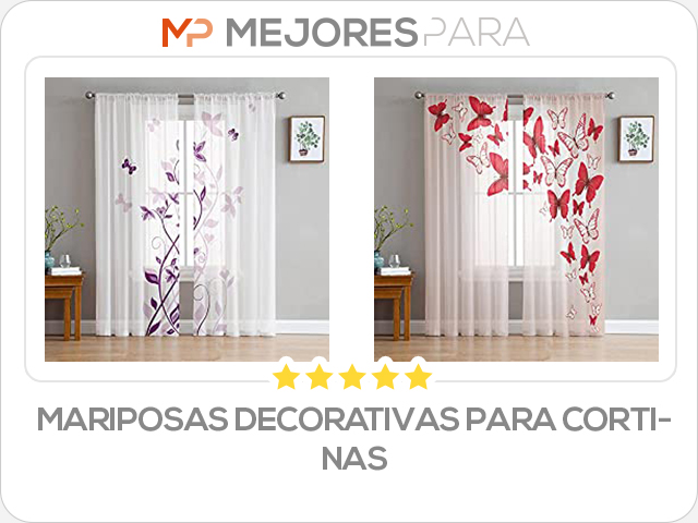 mariposas decorativas para cortinas