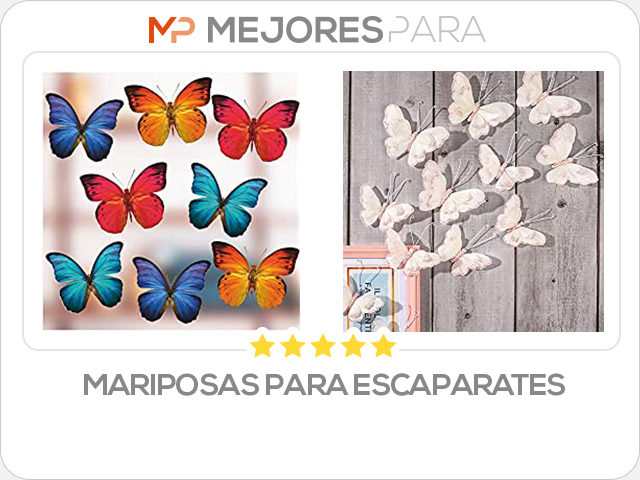 mariposas para escaparates