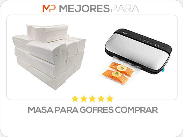 masa para gofres comprar