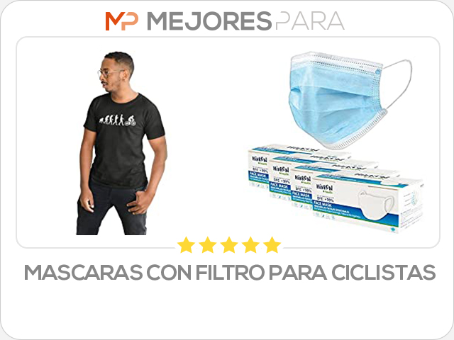 mascaras con filtro para ciclistas