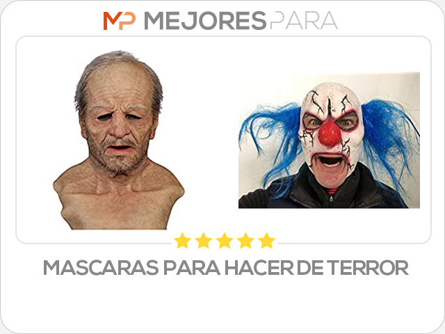 mascaras para hacer de terror