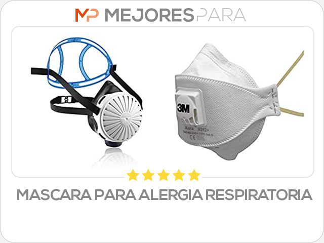 mascara para alergia respiratoria