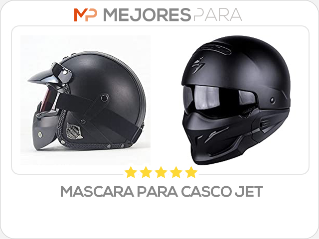 mascara para casco jet