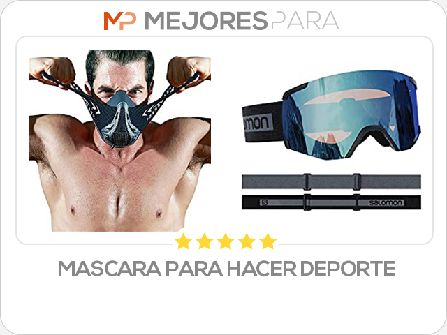 mascara para hacer deporte