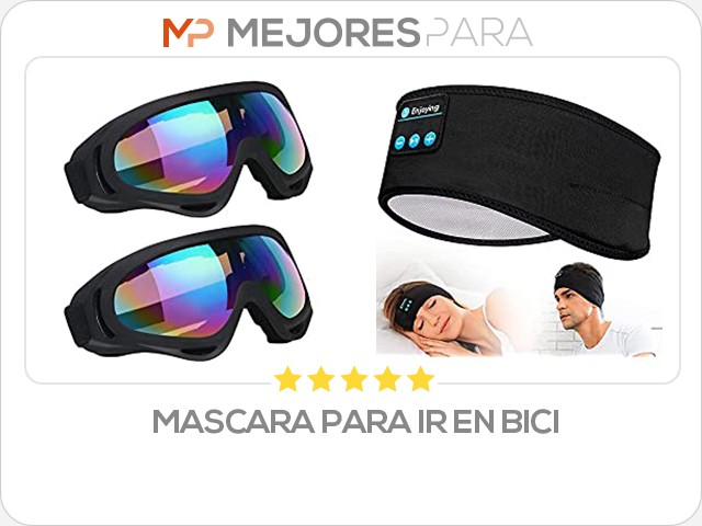 mascara para ir en bici