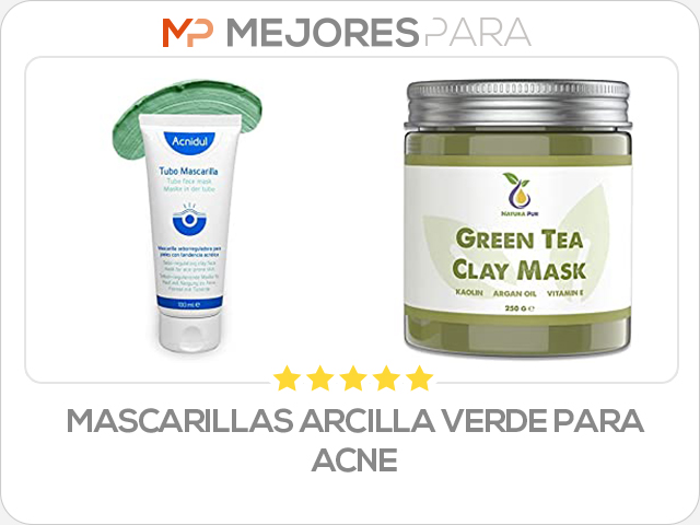 mascarillas arcilla verde para acne