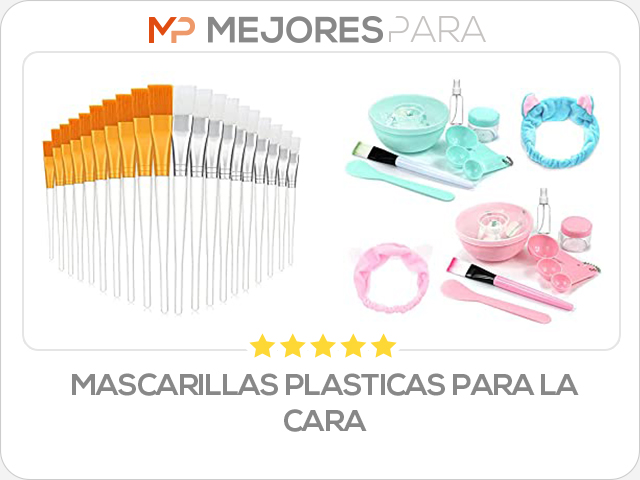 mascarillas plasticas para la cara