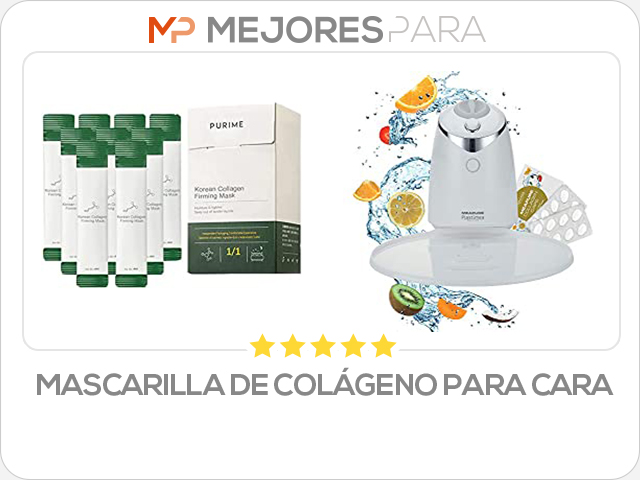 mascarilla de colágeno para cara