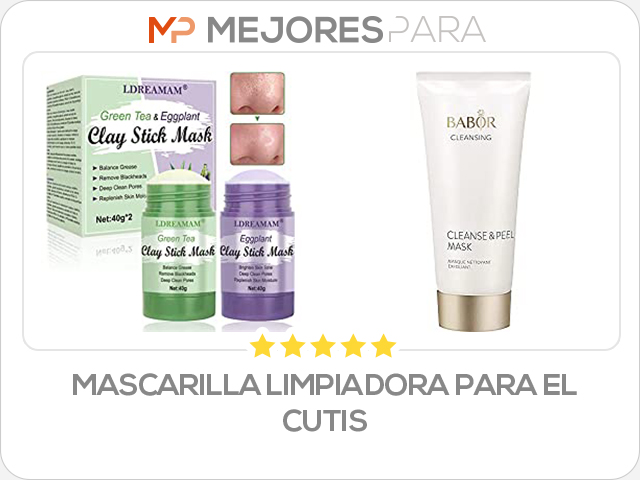 mascarilla limpiadora para el cutis