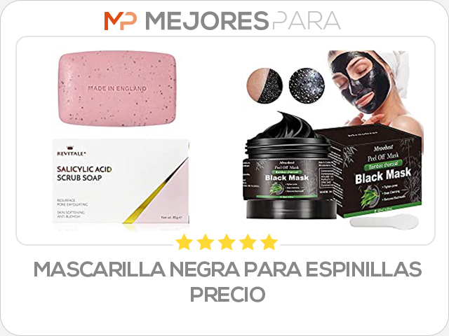 mascarilla negra para espinillas precio