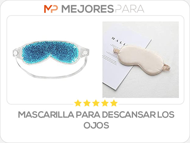 mascarilla para descansar los ojos