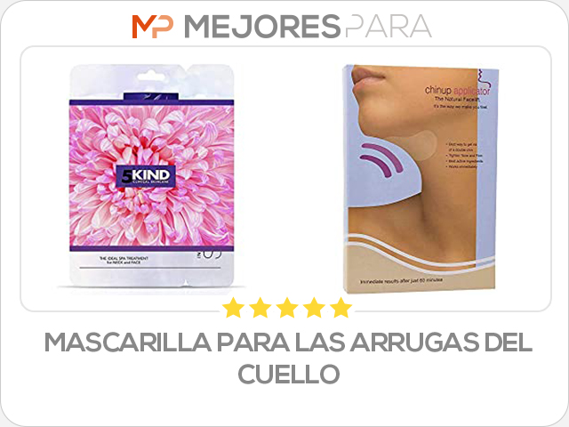 mascarilla para las arrugas del cuello