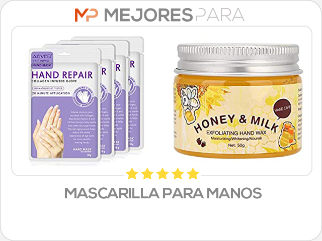 mascarilla para manos