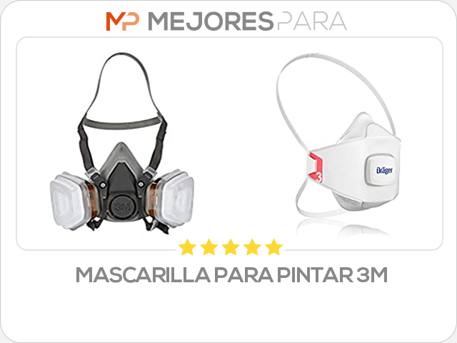 mascarilla para pintar 3m