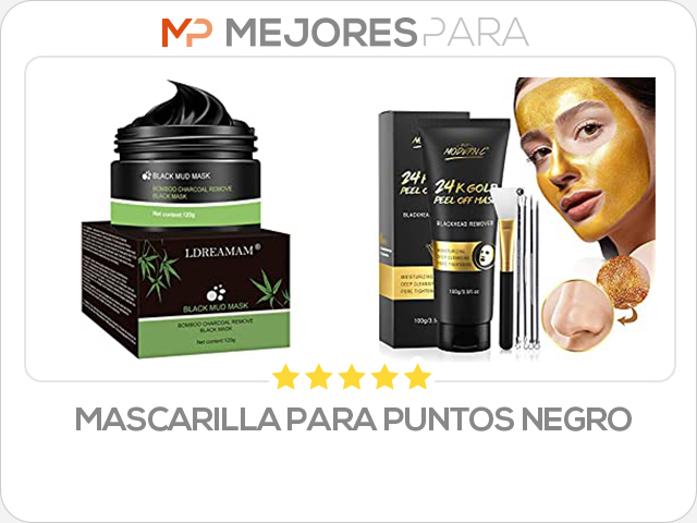 mascarilla para puntos negro