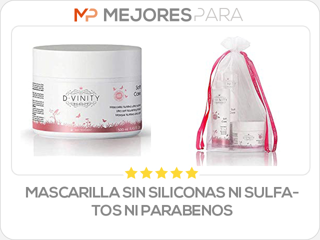 mascarilla sin siliconas ni sulfatos ni parabenos