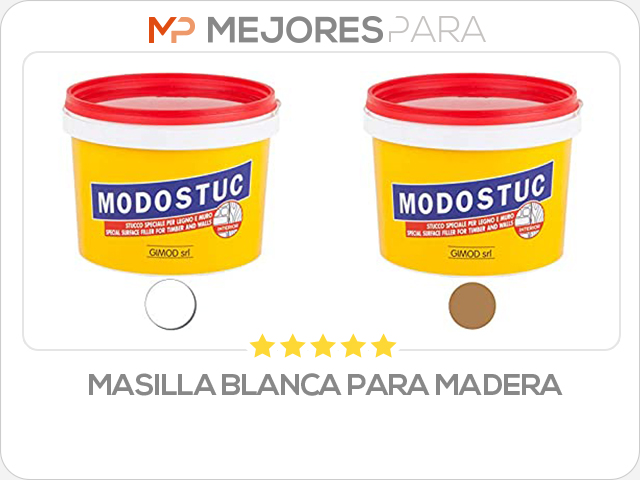 masilla blanca para madera