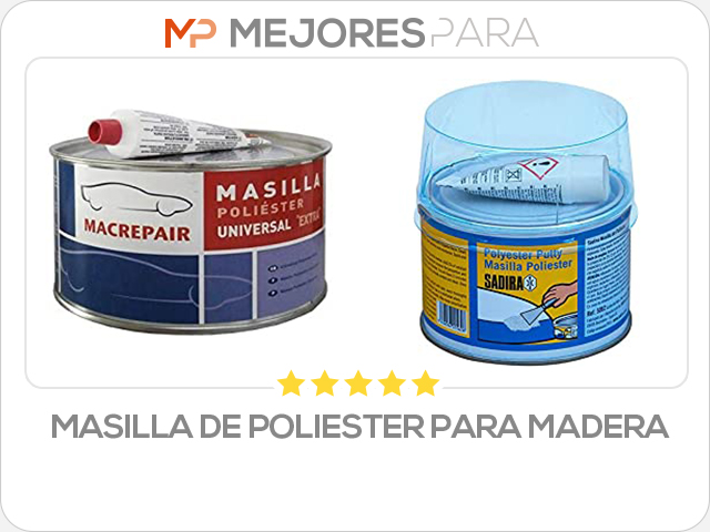 masilla de poliester para madera