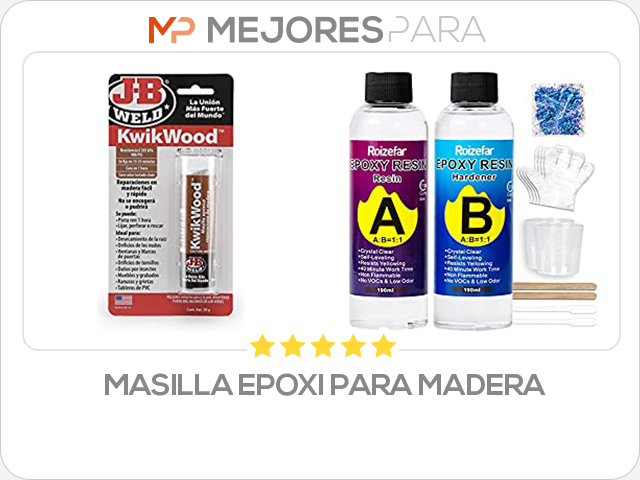 masilla epoxi para madera