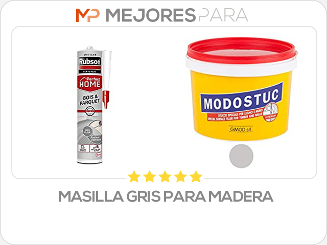 masilla gris para madera