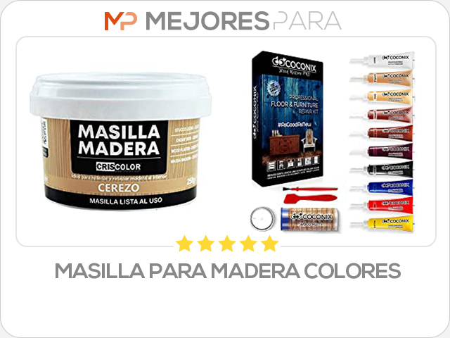 masilla para madera colores