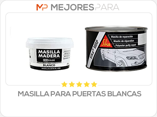 masilla para puertas blancas